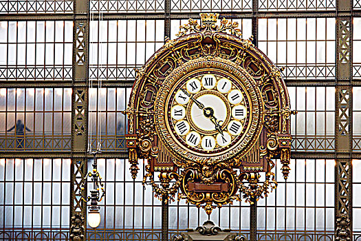 法国,巴黎,奥塞博物馆,钟表