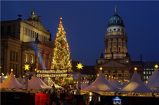 柏林,御林广场,圣诞市场