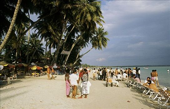 多米尼加共和国,人,海滩