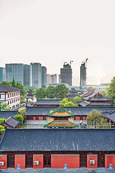 中国江苏南京静海寺古建筑外景