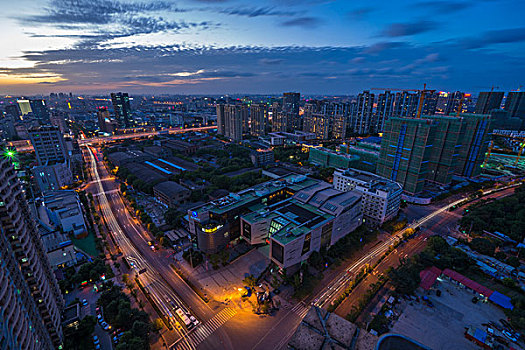 上海新静安夜景