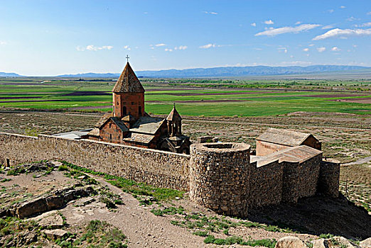 霍瑞维拉,寺院,朴素,亚美尼亚,亚洲