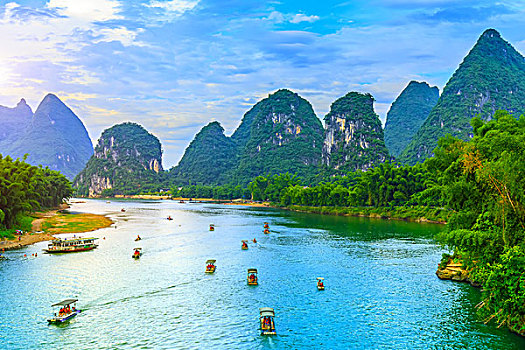 漓江,玉龙河,漂亮,风景