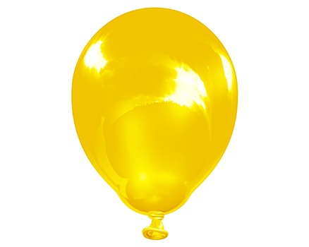 一个,影象,黄色,气球