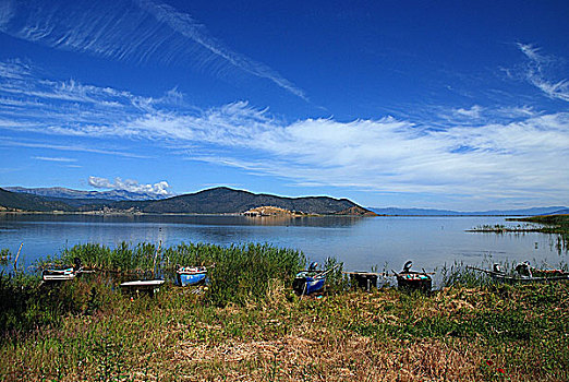 湖,区域,希腊