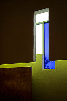 彩色玻璃窗,特写,小教堂,西雅图,大学,华盛顿,美国