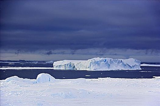 浮冰,冰山,南极