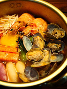 韩式泡菜海鲜拉面