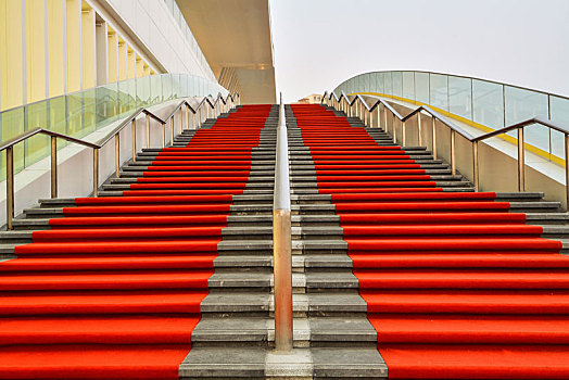 会展中心的红地毯