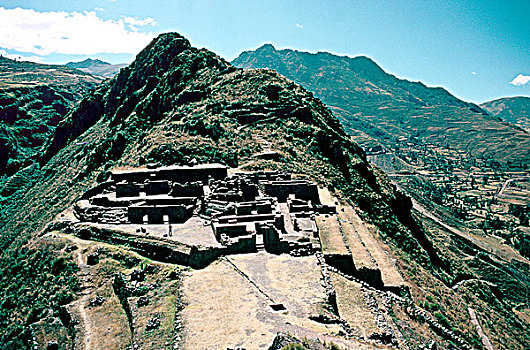 印加遗迹,皮萨克,靠近,库斯科市,秘鲁