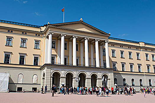 挪威,奥斯陆,皇宫,奥斯陆皇宫,房间,皇家,住宅,宫殿,挪威人