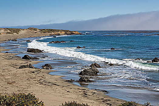海边风景,美国西部,海岸,靠近,加利福尼亚,美国,北美