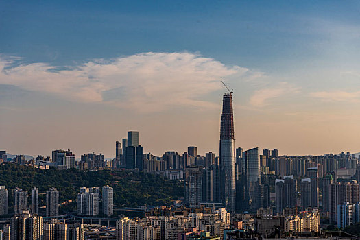 重庆观音桥城市风光摄影图