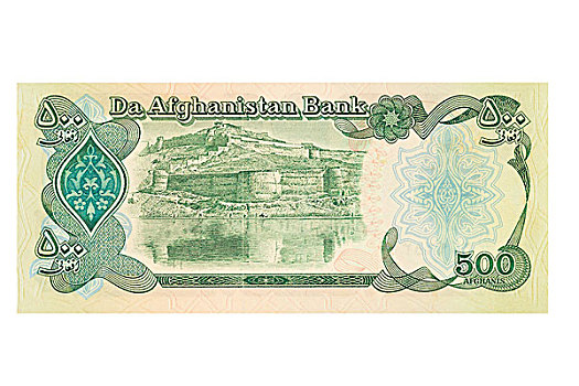 阿富汗,五个,100,货币