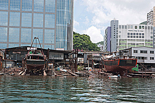 船坞,蔽护,香港