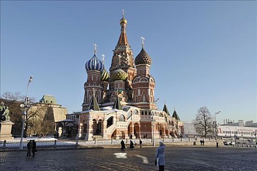 罗勒,大教堂,红场,莫斯科,俄罗斯