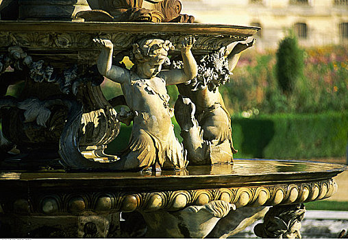 特写,喷泉,凡尔赛宫,法国