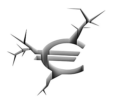 碰撞,欧元,概念