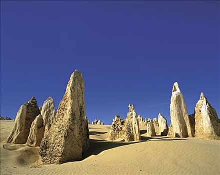 西澳大利亚,南邦国家公园,顶峰,荒芜,石头,沙子