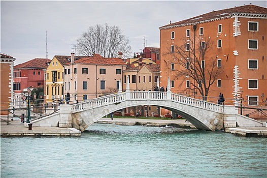 旅游,穿过,水,运河,威尼斯