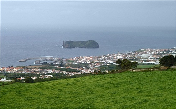 沿岸,风景,亚速尔群岛