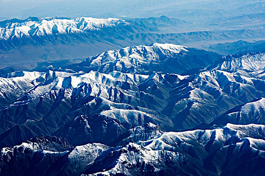 群山,雪山,山脉,高原