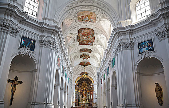 大教堂,教堂,五兹堡,巴伐利亚,德国,欧洲