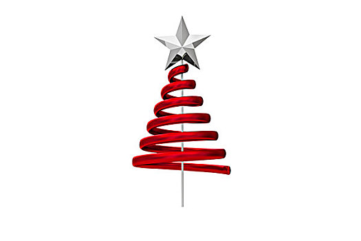 红色,圣诞树,螺旋,设计