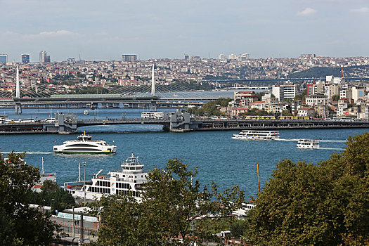 美丽的伊斯坦布尔城市风光