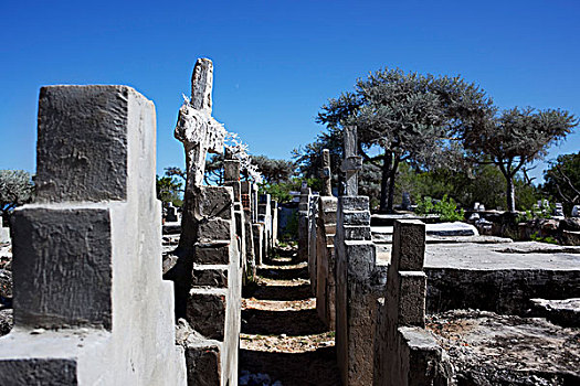 墓地,渔村,马达加斯加