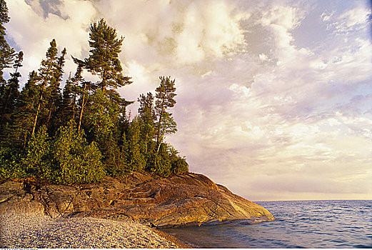 苏必利尔湖省立公园,安大略省,加拿大