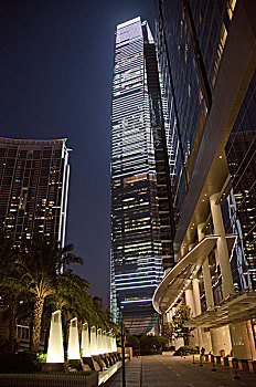 建筑,讲台,花园,九龙,西部,香港