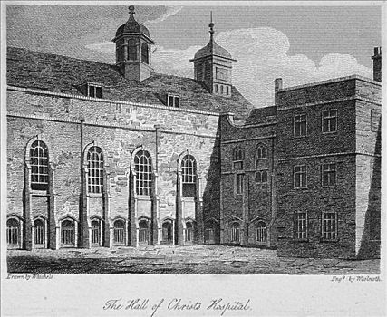 医院,伦敦,1812年,艺术家