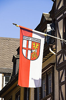 旗帜,科赫姆,莱茵兰普法尔茨州,德国