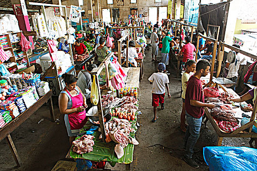 市场,商场,格拉纳达,城市,省,尼加拉瓜,北美