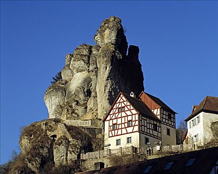 岩石构造,弗兰克尼亚,德国