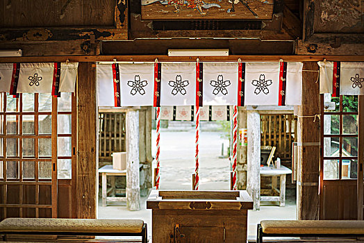 内景,日本神道,神祠,福冈,日本