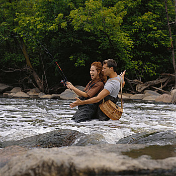 伴侣,钓鱼,安大略省,加拿大