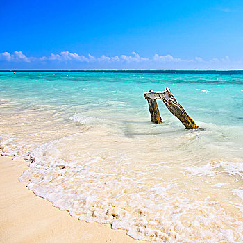 海滩,加勒比海,墨西哥