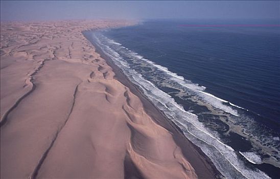 沙丘,大西洋,骷髅海岸,纳米布沙漠,纳米比亚