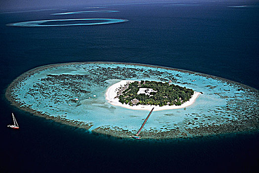 马尔代夫,环礁,岛屿