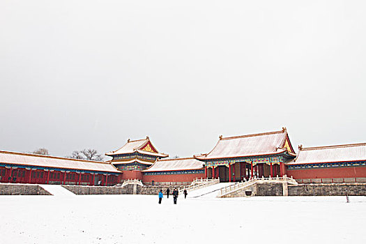 雪后的故宫