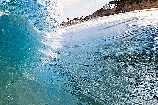 海浪,因西尼塔斯,加利福尼亚,美国