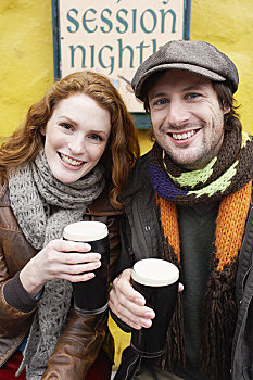 伴侣,啤酒,酒吧,内庭,爱尔兰
