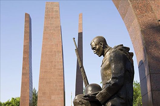 阿什喀巴得,纪念,第二次世界大战,老兵,土库曼斯坦