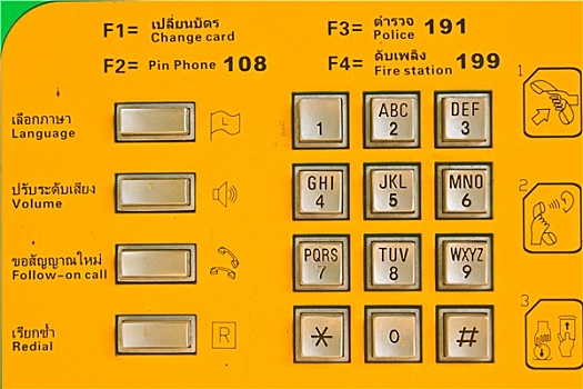 按键,数字,公用电话
