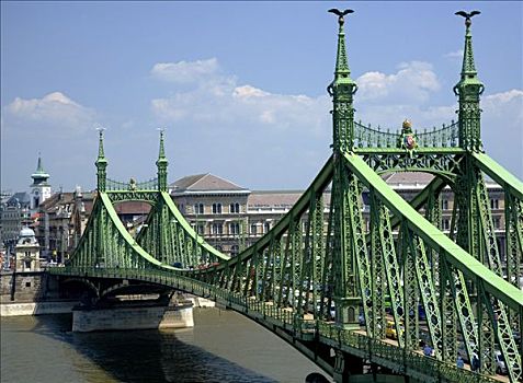 自由,桥,市场,布达佩斯,匈牙利,东南欧,欧洲