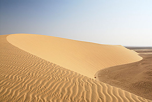 沙丘,靠近,庙宇,哈尔嘎,绿洲,西部沙漠,利比亚沙漠,埃及,非洲