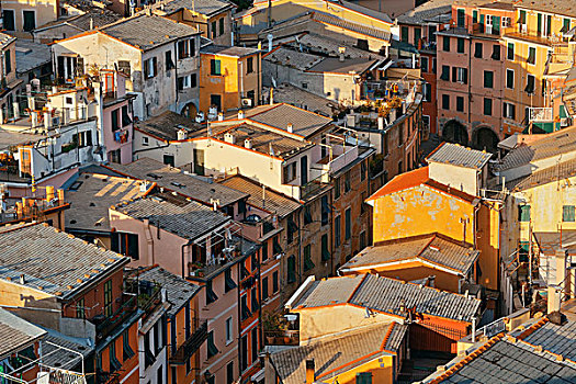 街道,建筑,维纳扎,一个,五个,乡村,五渔村,意大利