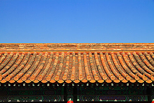 北京故宫的屋顶